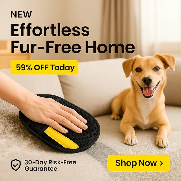 Pet Hair Removal Gloves (Buy 1 Get 1 Free)