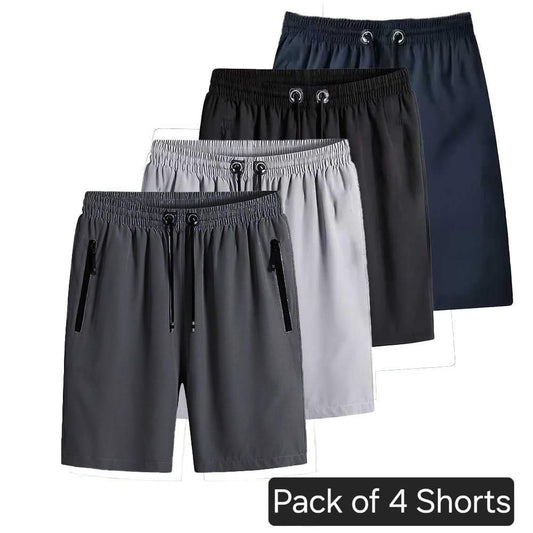 BUY 1 GET 3 FREE Men's Stretchable Cotton Shorts